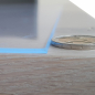 Preview: Tischfolie glasklar 2 mm rechteckig