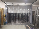 Industrie lamellenvorhang 300x 3 mm komplett vormontiert,